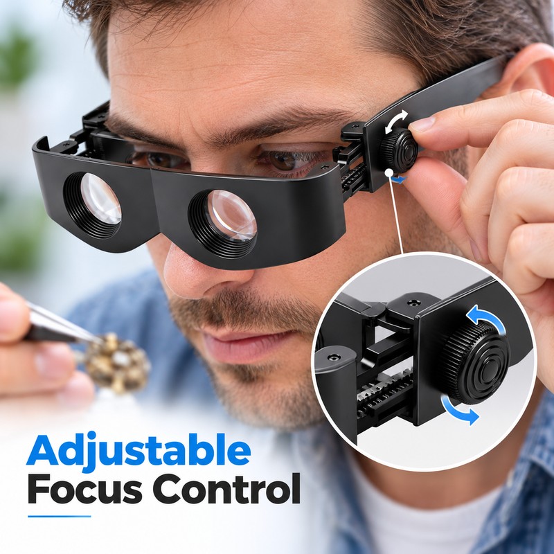 Wearable Magnifier Glasses for Fishing & Viewing – Adjustable Hands-Free