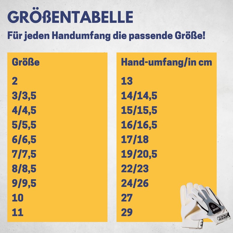 Best Sport Goalkeeper Gloves - White/Grey/Black, Size 11