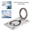 Boat Hatch Handle, Stainless Steel Ring Handle Flush Hatch Locker