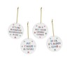 Lancashire Dialect Christmas Tree Ornaments, Funny Northern Humour Decorations with