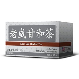 Kam Wo Herbal Tea hydrate the body & Promote General Well-being 15 Bags Made in USA