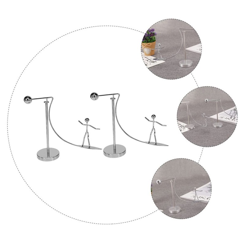Gatuida 2Pcs Surfing Desktop Decoration for Office Physics Balancing Ornament
