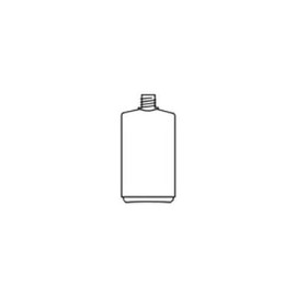 Neolab E/6920 Enghals Square Bottle 250 ml Rated Volume with Screw Cap