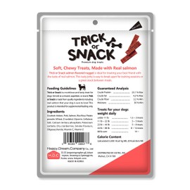 Trick or Snack Dog Treats - Natural Smoked Delicious Soft Tender Nutritious Healthy Beef Chicken Salmon Chews Jerky Snacks 12 Flavors Salmon Cranberry