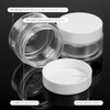 Patelai 60 Pcs 1 OZ Plastic Container Jars with Lids