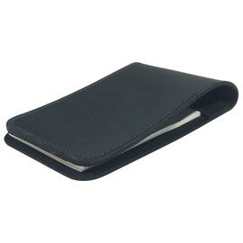 Boston Leather Memo Pad Cover & Holder, 3 x 5 Inch Pocket Notebook