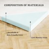 3 Inch King Mattress Topper, Firm Memory Foam Mattress Topper,