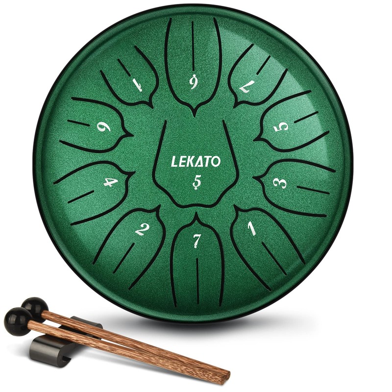 Slit Drum, Steel Tang Drum, LEKATO Metal Drum, 11 Sounds