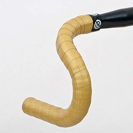 Bike Ribbon Uni BikeRibbon Handlebar Tape, Carbon Gold, One Size