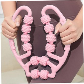 Leg Roller, 360° Anti-Cellulite Manual Muscle Roller Stick with 12 Wheels for Relaxation Muscles, Wrist, Hand, Foot, & Thigh Massage Muscle Leg Rollers for Muscles