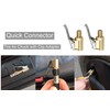 LDCRE Tire Air Chuck with Clip Adapter, Brass Locking Tire