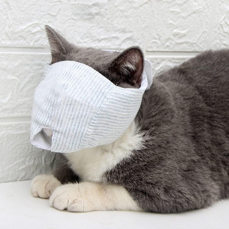 Cat Mask, Bite Prevention, Protective Mask, Cat Bathing, Ear Cleaning,