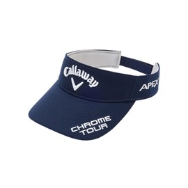 Callaway Women's Continuous Classic Sun Visor, Tour TW VISOR WM JM Hat, Golf, 24SS_1120_Navy