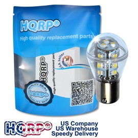 HQRP 2-Pack Headlight LED Bulb Compatible with Husqvarna YTH24V48 LGT48DXL TS354D YTH22V42LS YTH22V46 Lawn Tractor Headlamp