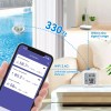 BaldrTherm WiFi 게이트웨이가 있는 BaldrTherm 스마트 풀 온도계 IPX7 방수