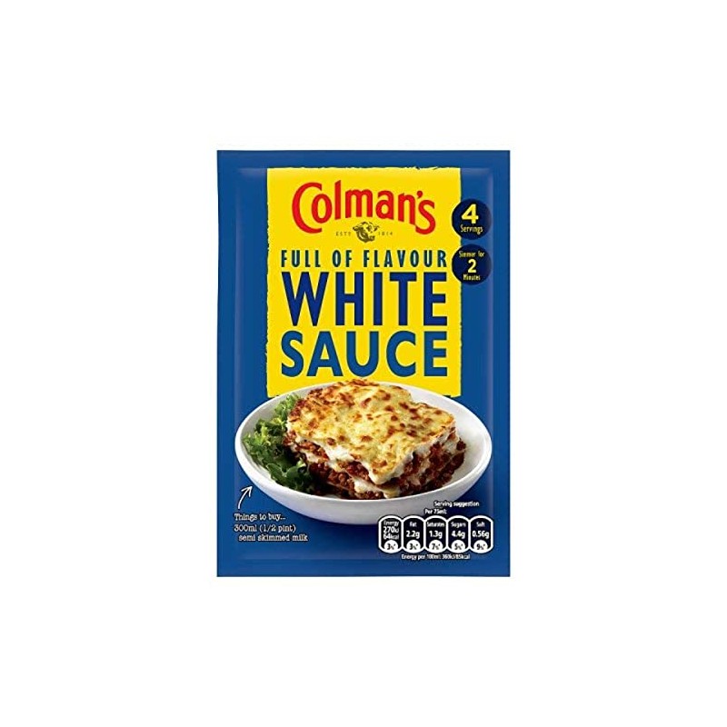Colmans White Sauce Sachet 25g