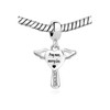 KunBead Jewelry Cross Charms Holy Bible Guardian Angel Wing Heart