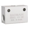 Baomain Aluminium Alloy One Way Quick Exhaust Air Shuttle Valve