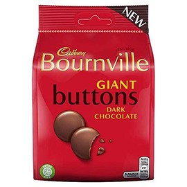 Cadbury Bournville Giant Buttons 110g (Pack of 2)