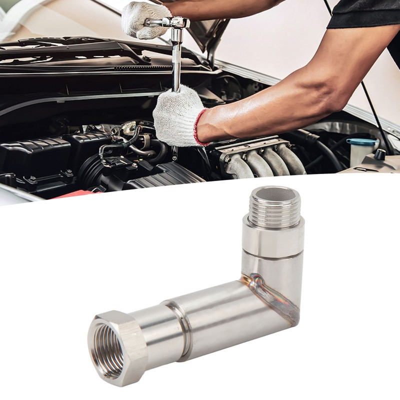 Oxygen Sensor Extender 90° Angled M18x1.5 Steel Construction High Strength