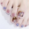 YONAIL Square False Toenail Tips Press On Toenails for Women