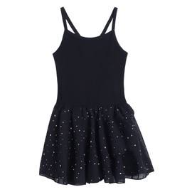 EQSJIU Black Leotard For Toddler Girls Ballet Dance 2t 3t 18-24 Months With Skirts Tutu Outfits Dancewear Bodysuits Tights