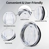 20oz Splash-Proof Silicone Travel Mug Lid - Slim Replacement Cover