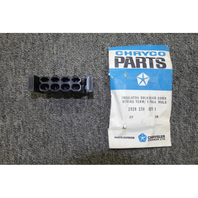 Mopar NOS Mopar 1968-74 8 Terminal Bulkhead Connector