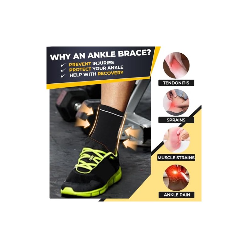 Neotech Care Ankle Brace Support - Elastic & Breathable Fabric