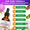 2 Pack Liver Health Liquid Drops - 2000mg Milk Thistle,