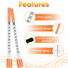 1cc Syringe 27G 1/2" 13mm, U-100 1ml Lab Syringes, Pack