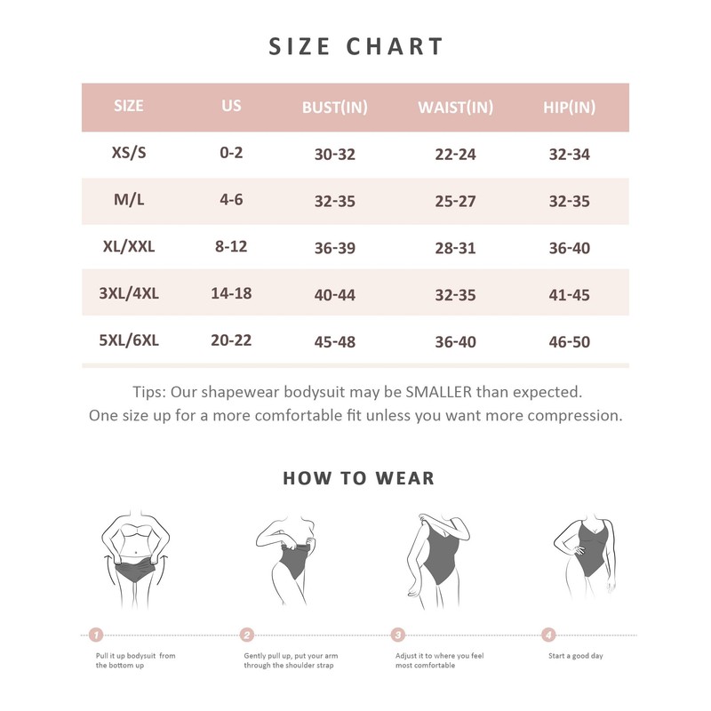 FeelinGirl Shapewear Bodysuits for Women Tummy Control Body Shaper Seamless