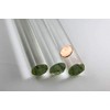 Devardi Glass Thick Boro Rods, 3 Clear 24mm Glass Rods,