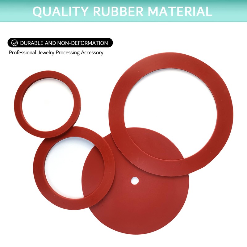 HAADID Vacuum Casting Gasket, 4Pcs Classic Pro Gasket Gaskets O-Ring
