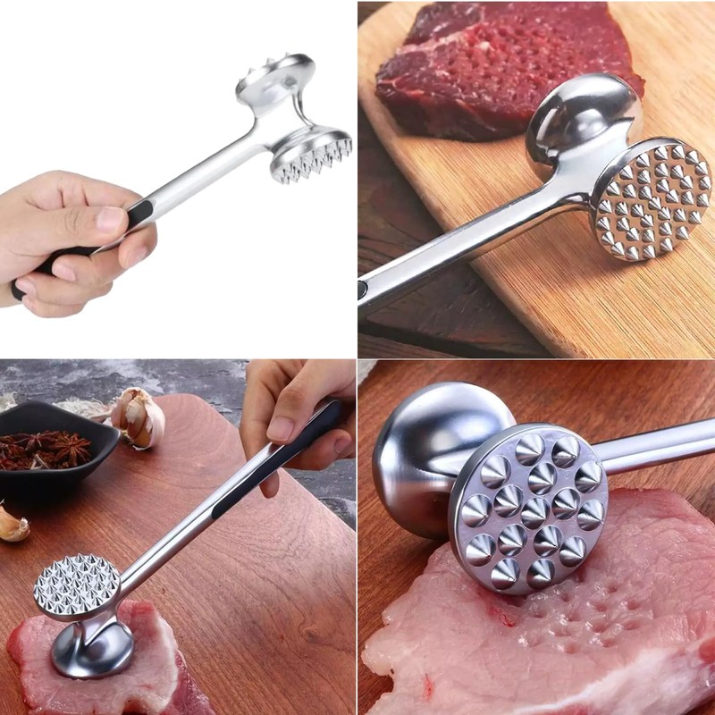 EliteHoff Meat Tenderiser - Meat Hammer Slicer Meat Tenderiser -