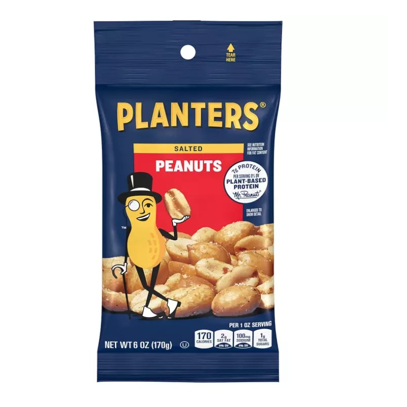 Planter's Planters Salted Peanut, Honey Roasted peanut, Hot Chipotle Peanuts,