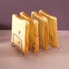 Silver 8 Holes Stainless Steel Tool Toast Cooling Grid Bread