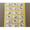 Curious George Stickers~Sheet Is 11” X 7 1/2” ~Includes 18