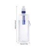 Foldable Filtered Water Bottle - Hiking Water Filter,Reusable Water Pouch