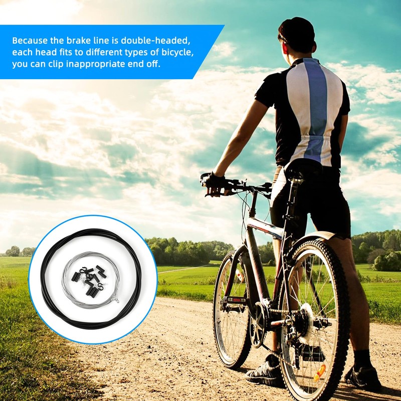 EclipseGuard Shift Cable Set, Universal Bicycle Shift Cable, Steel Shift