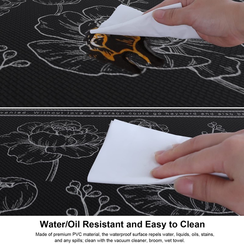 ROTTOGOON Kitchen Floor Mat Set of 2, Anti Fatigue Kitchen