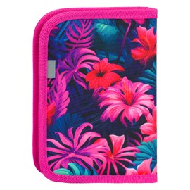 Baagl Pencil Case for Girls - School Pencil Case for Stationery - Pencil Case - Pencil Case - School Pencil Case (Flamingos), Flamingos, Pencil case