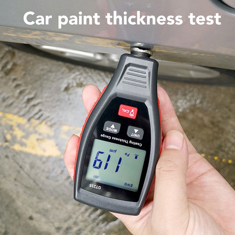 Coating Thickness Gauge High Accuracy Mil Auto Paint Meter for