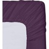 Rohi Bedding Plum Cotton Blend Double Bed Size Fitted Sheet,