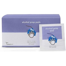 Balego 70% Isopropyl Alcohol Prep Pad, Individually Packaged 2 Ply Chg, Med 2.5 X 1.2 Inch Sterile 200/box, 200 Count