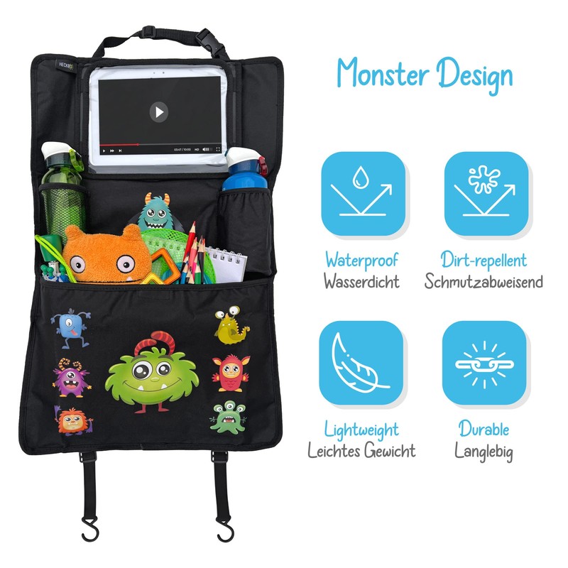 HECKBO 2 x Monster Belt Protectors + 1 x Monster