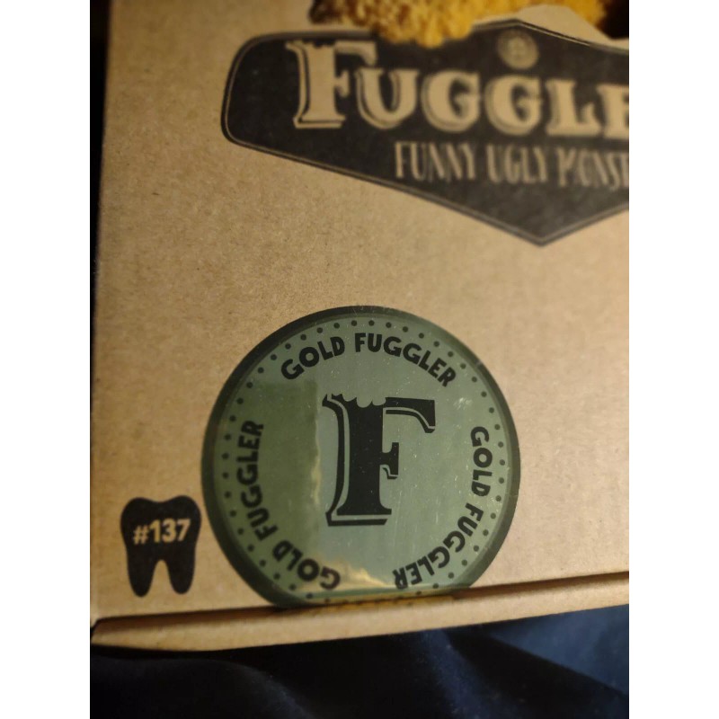 Spinmaster Fuggler Mr buttons gold teeth gold eyes HTF furry