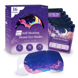 Warm Lavender Steam Eye Masks for Dry Eyes, Disposable Mask 16-Pack