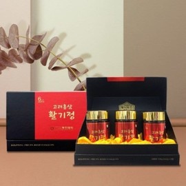 명품 고려홍삼활기정 홍삼농축액 30% 함유 240g x 3병 명절선물 Luxury Korean Red Ginseng Vitality Essence 30% Concentrate 240g x 3 Bottles Holiday Gift