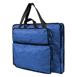 Drawing Board Bag A2/A3 Waterproof Artist Drawing Bag Canvas Portable Storage Bag Sketch Painting Art Supplies Portfolio Bag, blue, Minimal